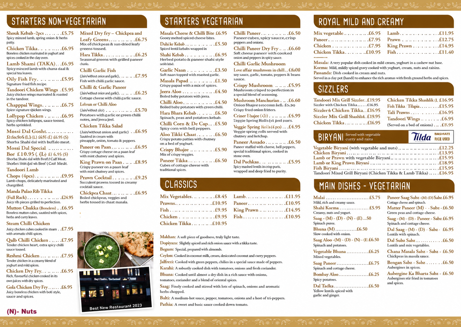 SOI Melton Menu Back